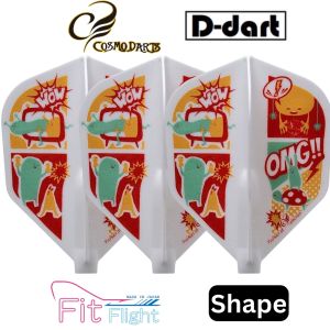 COSMO DART FIT FLIGHT - Ai Inagaki SHAPE NORMAL HARD DARTS FIT FLIGHTS (SAYAP ARROW)
