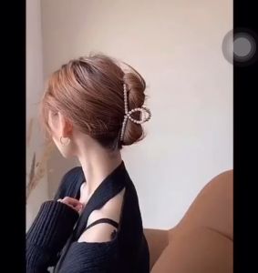 Big Hairpins Gold Silver Metal Hollow Geometric Hair Claw Vintage Hair Crab Hair Clips For Girls Women