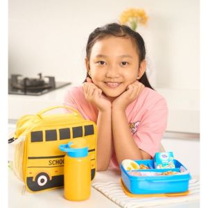 School Bus Lunch Fit Set Of 4 Pcs / Kotak Makan Set