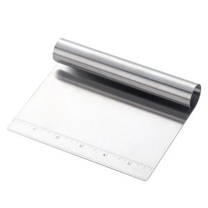Stainless Steel Scraping Board Cake Cutting Dough Knife Pizza Scraper Decorating Tool Kitchen Accessories Baking