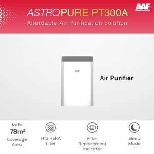 AAF AstroPure PT300A Portable H13 HEPA Air Purifier (Up to 840sqft)
