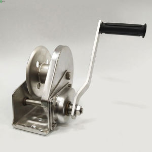 Stainless steel hand winch Two-way Self-locking 1200 pounds Manual winch Environmental protection Lifting crane hoist