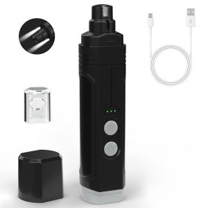 Electric Pet Nail Clippers USB Rechargeable Quiet With Lights Cat Paws Nail Grooming Trimmer Tools for Cats Dogs Paw Grinder
