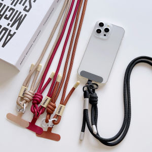 Simple Double-Sided Adjustable Mobile Phone Universal Lanyard Crossbody Long Rope Shoulder Strap Rope Anti-Loss Hanging Piece
