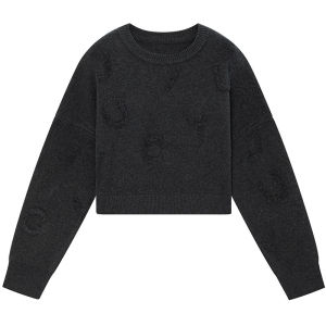 Juicy Couture | Stereoscopic Jacquard Short Premium Knitwear