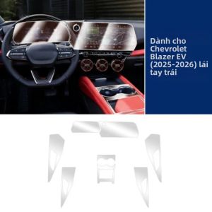 Phim Bảo Vệ TPU Cho Xe Chevrolet Blazer EV 25-26 Chống Trầy Xước Trong Suốt Nội Thất Ô Tô Miếng Dán Chống Trầy Xước Tự Chữa Lành Bảo Vệ Sơn