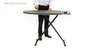 Hakimi foldable ironing board with an ironing stand and adjustable height - portable ironing board
