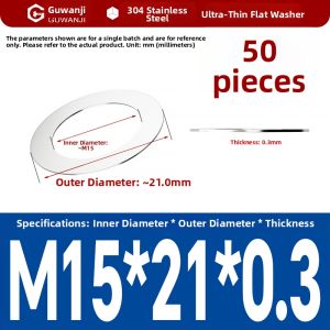 GUWANJI | Stainless Steel Spacers 0.1-0.5mm