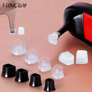 2 Pcs Silicone Heel Protectors Stoppers Latin Dancing Covers Antislip High Heeler Platform Heels Accessories