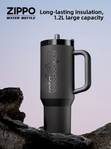 Zippo | Aesthetic Large Capacity Straw Vacuum Insulated Water Bottle