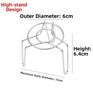 TANGJIXIONG | High Legs Small Stainless Steel Steaming Rack