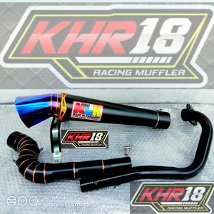Knalpot NLK Corong Diamond Dop Vixion MX king MX old/135 R15v2 satria Sonic Supra GTR cb150r old dll