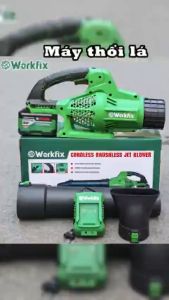 [CHÍNH HÃNG] Máy Thổi Bụi / Thổi Lá Dùng Pin Workfix WF-TL680M Công Suất Lớn Chân Pin Phổ Thông Bảo Hành Chính Hãng