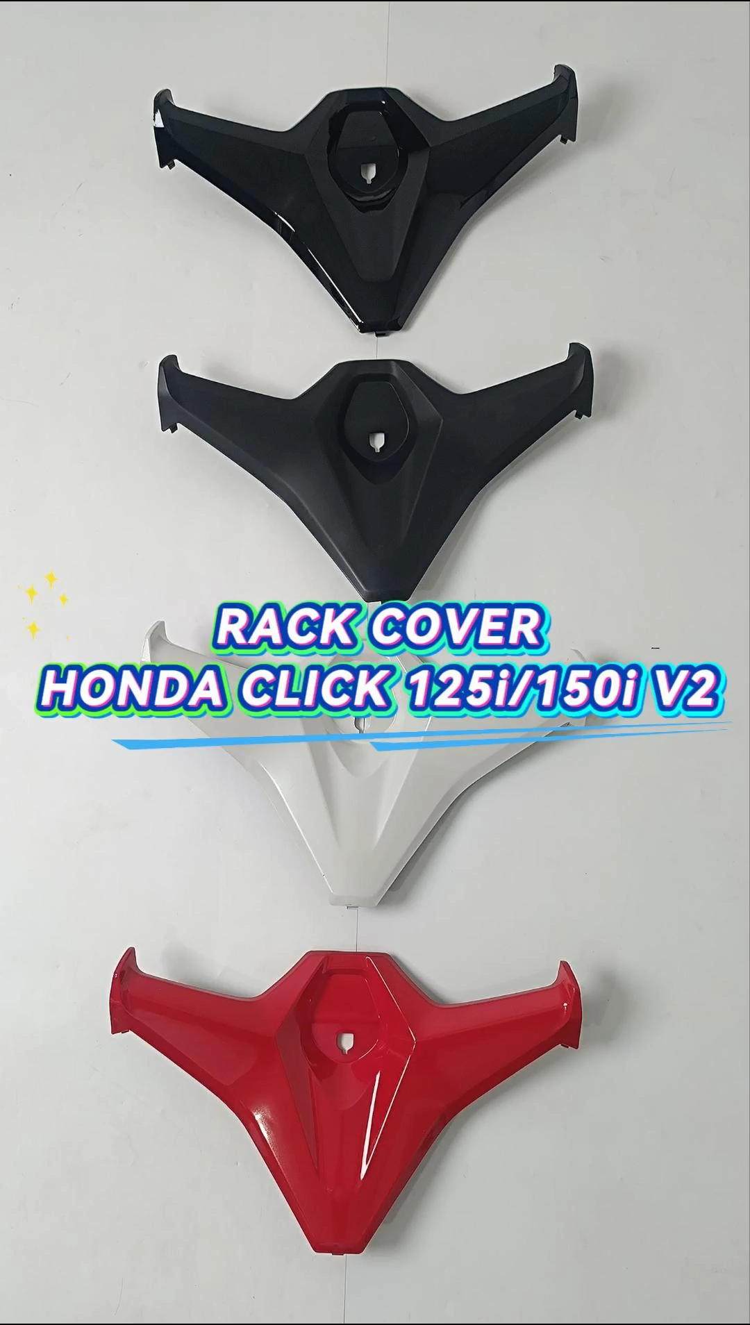 HONDA CLICK 125i / 150i V2 RACK COVER MOTORCYCLE FAIRINGS ACCESSOIRES AND PARTS