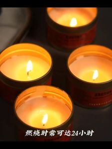 Survival Candle/Emergency Candle Scented Candles Iron Box Soy Wax Dried Aromatherapy Candle Birthday Candle Home Emergency Lights Candle 30 Hours Burning Natural Sweet Aroma Widely Used Portable For Home Outdoor