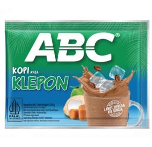 Kopi ABC Klepon 25gr Isi 10 Sachet Larut Dengan Air Dingin Coffee Gula Manis