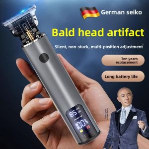 MONLEYTA | German Precision Electric Hair Clippers Mens Shaving Machine Two-In-One Beard Trimmer Fast Charging Professional Haircut Tool