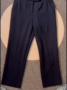 Womens working suit pants/Casual Nine-Point Pants/Loose High Waist/Smoke Tube Show Thin Trousers