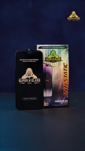 I TECH BLACK KING KONG ESD Anti Static Tempered Glass for iPhone 17 16 15 14 13 12 11 Pro Max / X XR XS Max Air