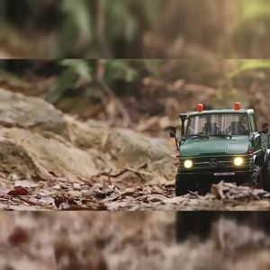 FMS | Fms 1/24 Unimog Fcx Series Four-Wheel Drive Variable Speed Rc Remote Control Electric Simulation Off-Road Climbing Vehicle Model