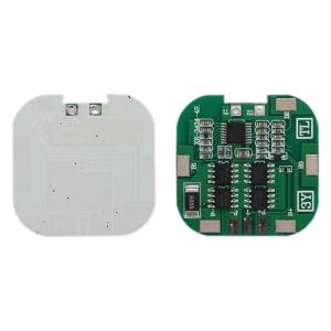 4S BMS 8A 14.8V 18650 Li-ion Lithium Battery Charge Board Square PCB Short Circuit Protection For Drill Motor/Power Bank/LED  4-series ternary 14.8V lithium battery protection board continuous 5A10A battery protection board Over release protection ﻿