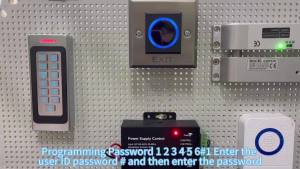 Bàn Phím Điều Khiển Truy Cập Độc Lập Ngoài Trời IP67 Đầu Đọc Thẻ RFID Kim Loại Chống Nước 125KHz/1356 MHz Để Bảo Mật DC 10-24V