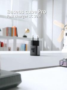 Baseus GaN USB Type C Charger PD 30W/20W Fast Charging Charger For iPhone 15 14 13 Pro Xiaomi Samsung USBC Mobile Phone Charge Adapter