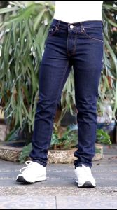 Celana Jeans Panjang pria Slimfit Jumbo Big size Bahan Melar Celana Jeans Murah