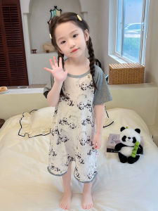 Lightweight Cotton Pajamas Summer Home Clothes for Boys And Girls Breathable Kimono Style Sleepwear Korean Style Childrens Clothing