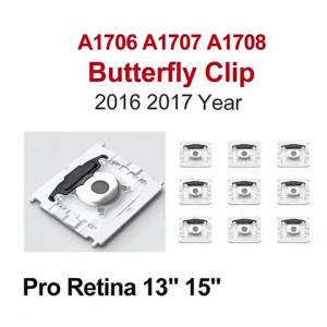 Bướm Trắng Kẹp Keycaps Bản Lề Cho Macbook Pro 13 15 A1706 A1707 A1708 Chìa Khóa Chữ Cái Bộ 1/3/5/10 Gói Sửa Chữa Laptop Thành Phần