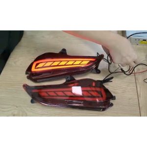 [ 2PCS ] TOYOTA VIOS YARIS 2018 - 2023 ARROW LED REAR BUMPER REFLECTOR TAIL LAMP BRAKE LIGHT