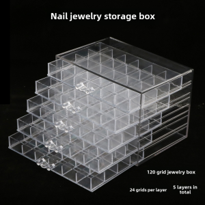Acrylic Jewelry Box Drawer Organizer Pen Storage Container Beauty Tool Classification Storage Box Desktop Tool Pen Holder