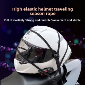 Motorcycle Straps Motorbike Holder Elastic Rubber Bands Luggage Fixing Ropes Back Seat Helmet Strip Fixed Adjustment Fix 60 90cm