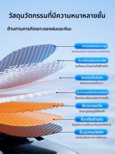 HELLOLEIBOO | ที่บังแดดหน้าต่างรถยนต์ป้องกันหิมะและฝ้าในฤดูหนาว