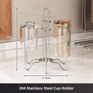 BANGJIE | Dish Draining Stainless Steel Cup Rack