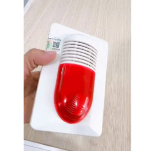 Còi kết hợp đèn báo cháy GST C-9401N có tem kiểm định.