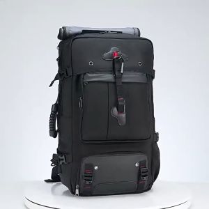 FRN คุณภาพสูง2025ใหม่17.17.3นิ้วแล็ปท็อปความจุขนาดใหญ่65L กระเป๋าสะพายเดินทางกลางแจ้งกันน้ำสำหรับเดินป่าตั้งแคมป์