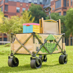 Foldable Lie-flat Camping Cart