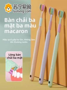 Bàn Chải Đánh Răng 3 Mặt Không Có Góc Chết Bàn Chải Đánh Răng Mềm 3 Đầu Dụng Cụ Vệ Sinh Răng Miệng Cho Người Lớn Bàn Chải Lưỡi