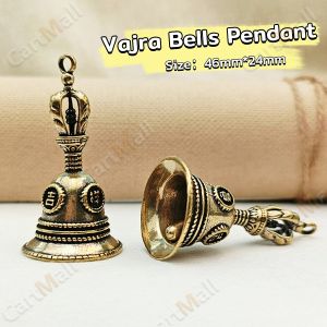 Brass Bell Handicraft Vajra Bells Pendant Pure Copper Auspicious Copper Key Chain Gift