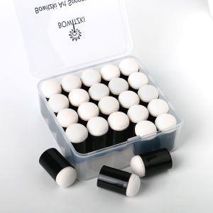 Bowitzki 25/50 Con Xốp Ngón Tay Daubers Thủ Công Bộ-Mặt Xốp Sơn Thân Tranh Vẽ Phấn Dauber Miếng Bông