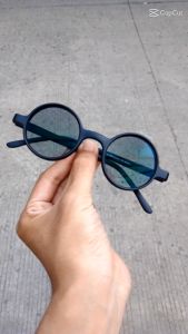 TERLARIS Kaca Mata Minus Pria Photocromic Frame Bulat Kekinian Gaya Distro Optik Asli Ori