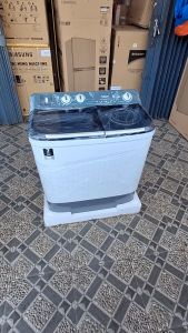 Mesin Cuci 2 Tabung AQUA AQW 8030 HT Hijab Fresh Air System Water Selector 8.5 KG