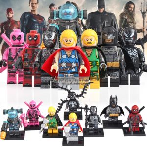 Deadpool Venom Frosty Thor Batman Mini Figures Toys
