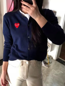 SHUQINGLAI | Embroidered Knit Cardigan Womens Fashionable Autumn Outfit Korean Style Casual Long Sleeve Top