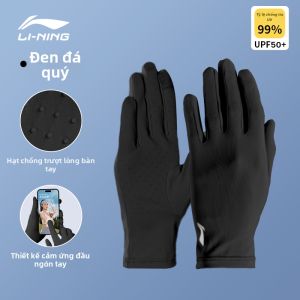 Li-Ning | Găng Tay Chống Tia UV Cho Mùa Hè Ngoài Trời Đi Xe Đạp