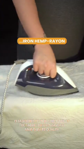 Gaabor 1200W Electric Iron with Temperature Control Teflon Soleplate High Heat Kills Bacteria