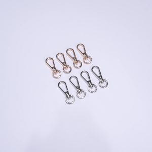 Dorcaszly 10pcs Metal Round Lobster Hook Clasp Dog Keychain Bag Strap Hardware Accessories