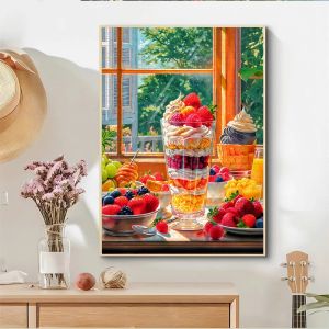 Kayou | 1000 pcs Fruit Dessert Jigsaw Puzzle Home Decor Adults Puzzle Games Family Fun Floor Puzzles Educational Toys for Kids