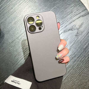 Ốp Lưng Bảo Vệ Siêu Mỏng Cho Apple 16Pro Max 15Pro 14 13 Có Miếng Dán Ống Kính 12 Đơn Giản Cao Cấp 15Plus Mờ 11pm Dành Cho Nữ Phong Cách Nhẹ Nhàng Sang Trọng